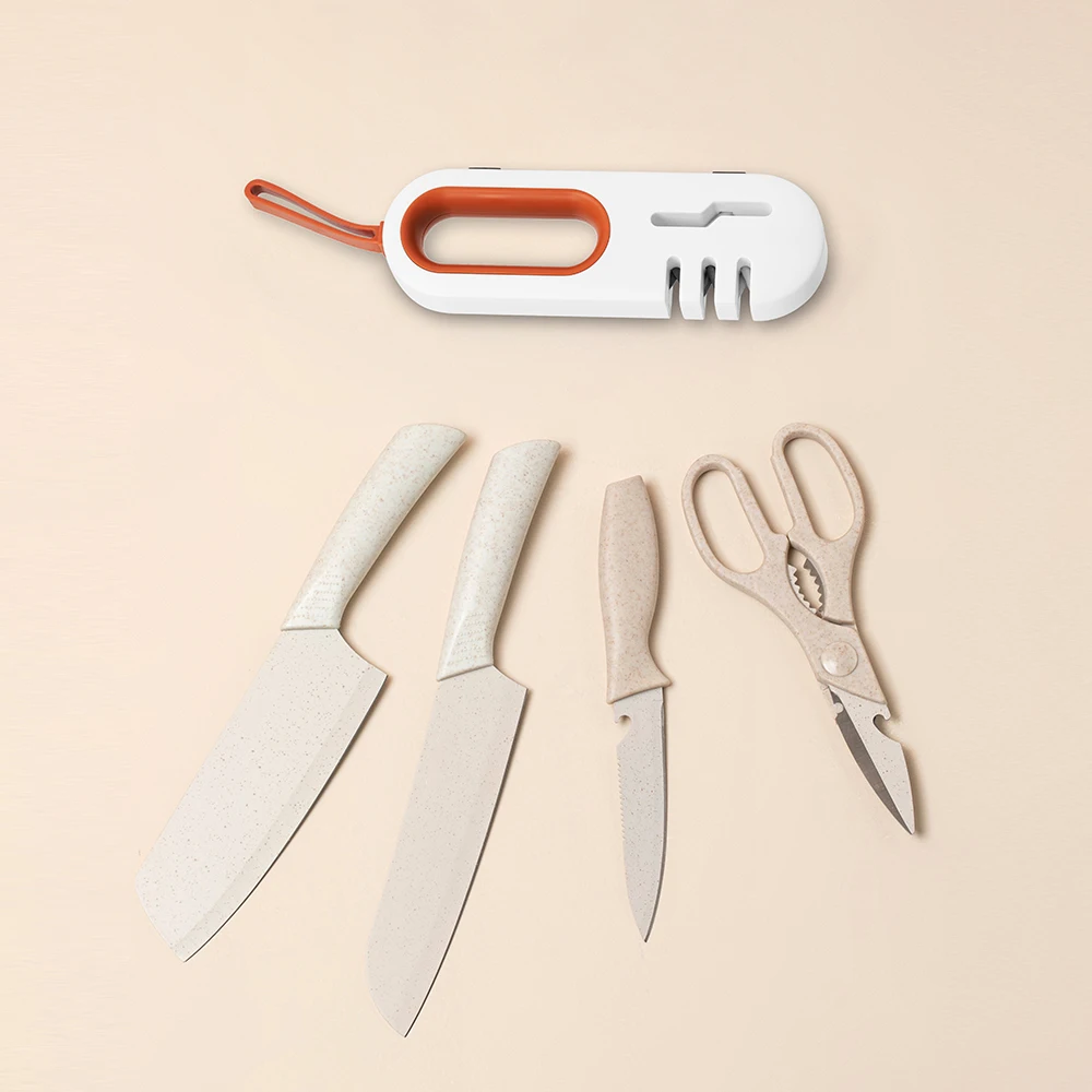 Xiaomi 4 in 1 Professional Knife Sharpener Kitchen Scissors Whetstone Grinder Polishing Machine description image 3