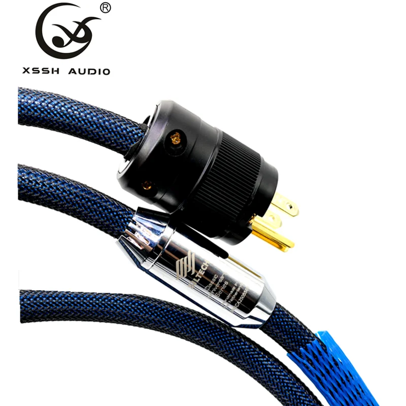 1,5 м 2 м XSSH аудио HIFI SILTECH G7 25th anniversary SPX-800 US IEC AC Шнур питания провод для HiFi DVD усилитель cd-плеера