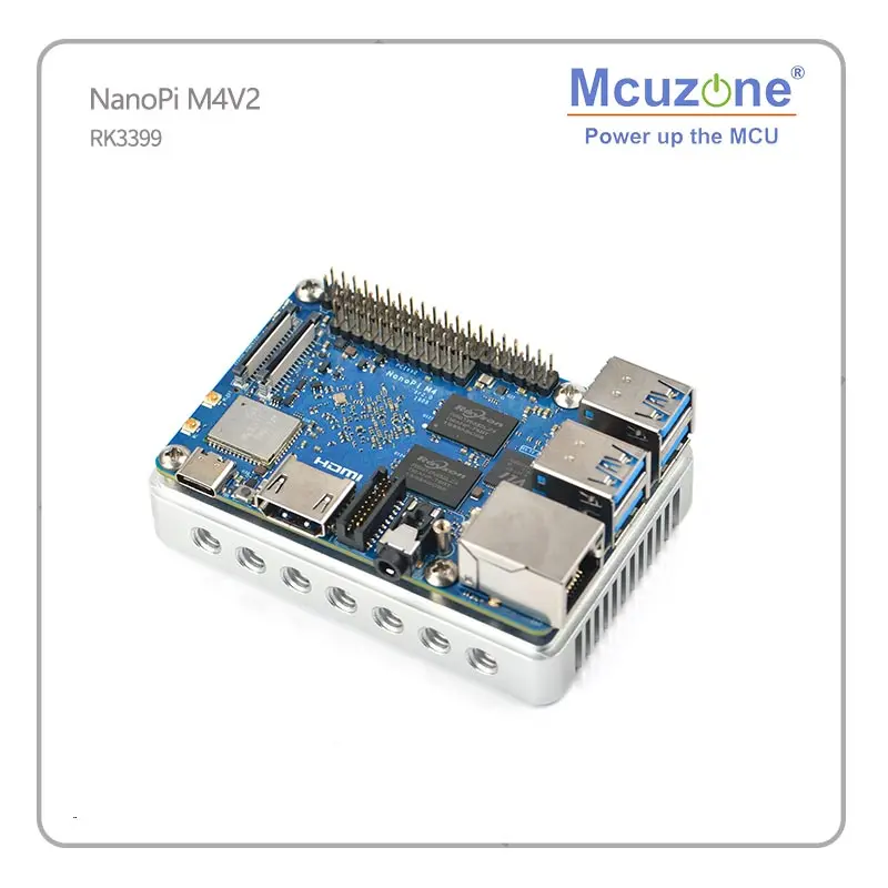 FriendlyELEC NanoPi M4 V2 4 Гб DDR3 Rockchip RK3399 SoC 2,4G и 5G двухдиапазонный WiFi+ Bluetooth 4,1 поддерживает Ubuntu Android