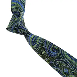7cm Paisley Necktie Fashion Gentleman Business Ties Wedding Banquet Party All Match Polyester Ties Men Accessories