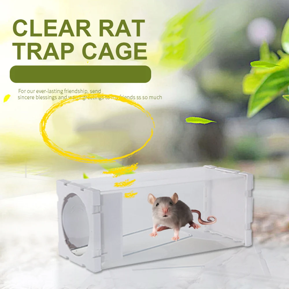 

Smart Door Humane Live Mouse Trap Animal Mouse Cage Rat Mouse Mice Home Traps Small Rodent Animals for Indoor Outdoor