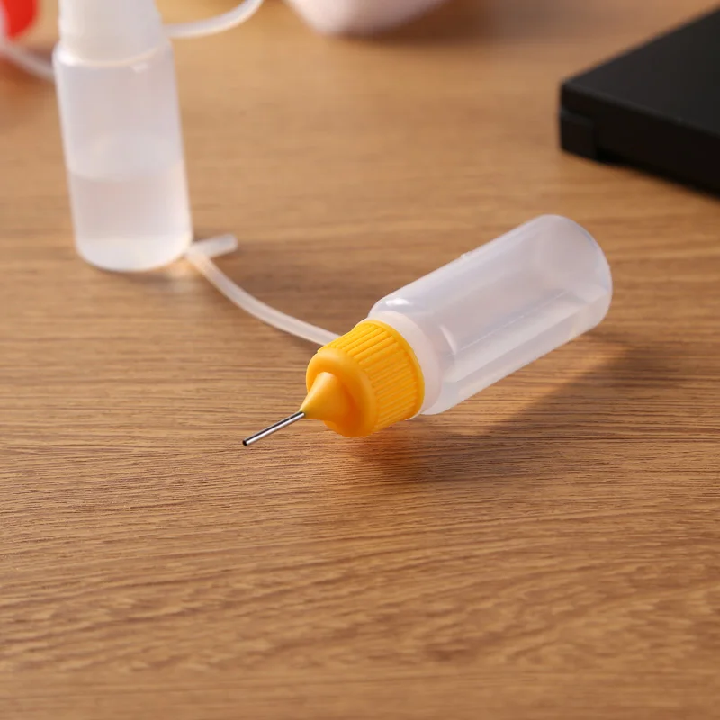 Needle Tip Bottles Glue Empty Applicator Bottles 5pcs set Liquid Dropper Cap for DIY Paint Craft Paper Art 10 20 30 60ML plastic dropper bottles