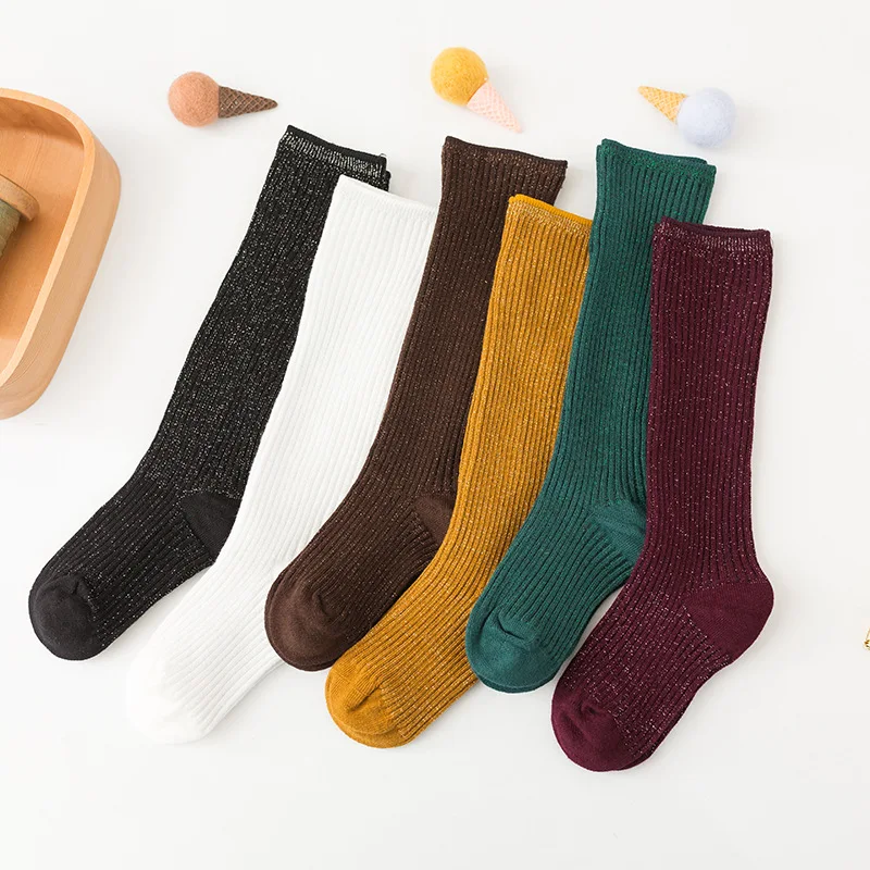 

Autumn And Winter New Products Cotton Double Needles Children Bunching Socks Korean-style Filigree Hose BABY'S Socks Boneless Se