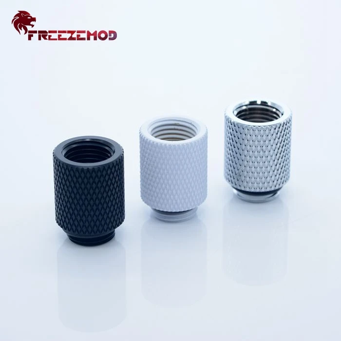 FREEZEMOD мужского и женского пола нить удлинитель для головок G1/4 ''(в разложенном виде 20 мм) для компьютер ПК воды охладитель системы использования. HYCLZ-M20