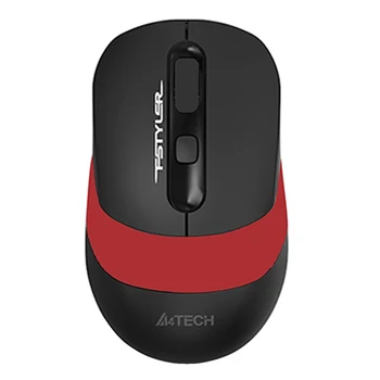 

Mouse A4 fstyler fg10, optical, wireless, USB, black and red, (fg10 red)