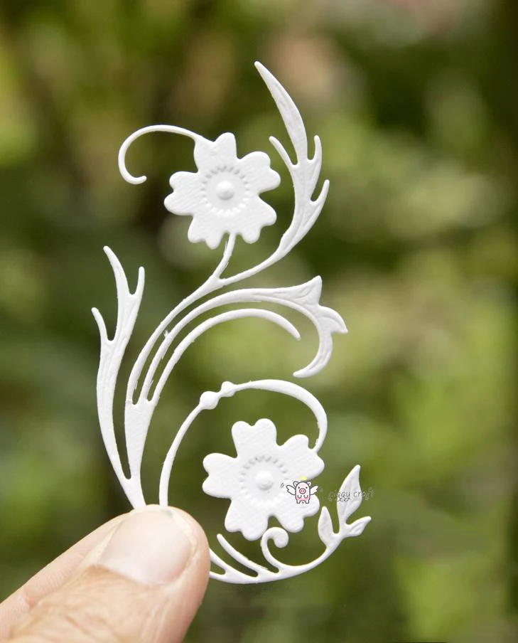 Flower leaf vine decoration Metal Cutting Dies Stencils DIY Scrapbooking Paper/photo Cards Embossing | Дом и сад