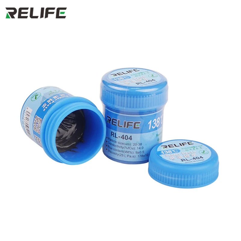 

RELIFE RL-404 не содержит свинец паяльная паста 138 градусов Цельсия низкая Температура сварочная паста для телефона материнская плата (PCB), инструменты для ремонта