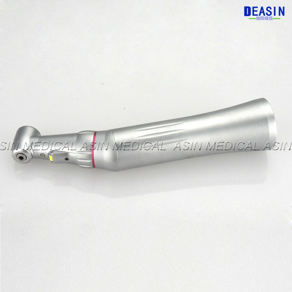  Deasin 1:5 Dental Increasing Speed LED Fiber Handpiece Contra Angle with self-illuminated generator - 4000362219949