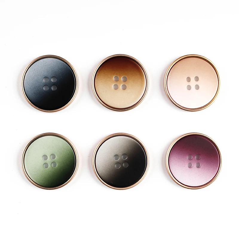 6 шт. металлические пуговицы с 4 отверстиями аксессуары для шитья декоративные