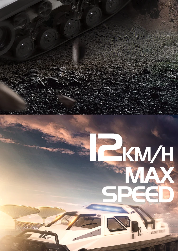1/12 RC 4WD Дрифтерный Танк 2,4G высокоскоростной EV2 Танк RTR с дистанционным управлением бронированный автомобиль 380 моторные игрушки для детей