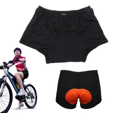 Unisex Black Bicycle Cycling Comfortable Underwear Sponge Gel 3D Padded Bike Short Pants Cycling Shorts Riding Clothing