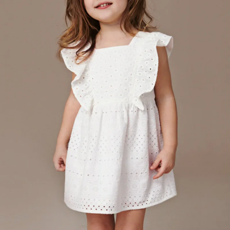 girls white sundress