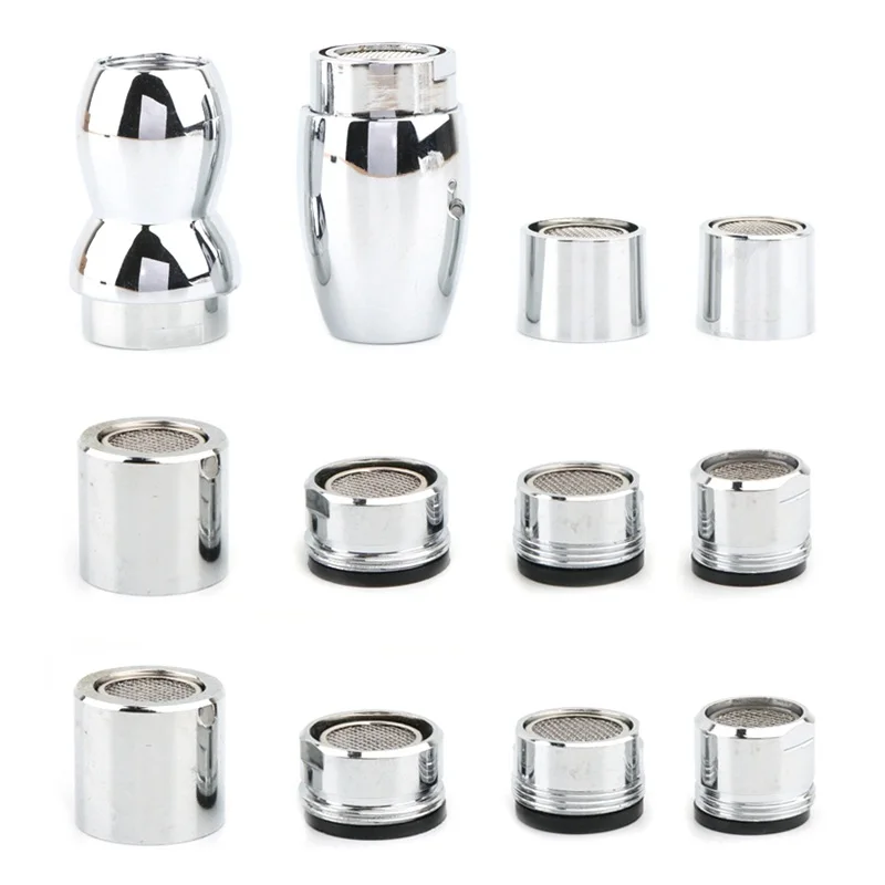 구리 절수 에어레이터 욕실 수도꼭지 버블러 주둥이 그물 버블러, 부드러운 꽃, 물 입 꽃 튀김 방지