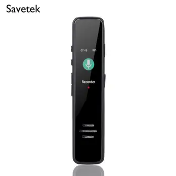 

Professional Digital Voice Recorder Voice Activated 8GB 16GB with Lossless Mp3 Player Password Protection 1536kbps Timer Record