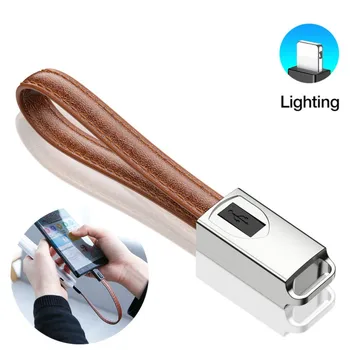 

Charging Portable Cable Fast Charge Short Keychain IPhone Charger Cable Gift keychain data cable For Men Women
