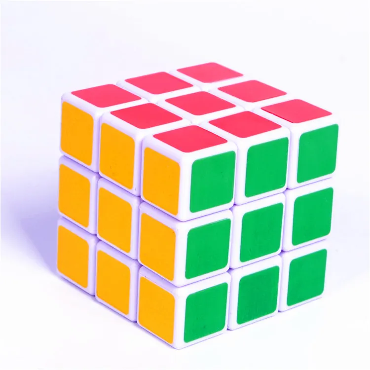 

CHILDREN'S Toy 5.7 Cm High Quality New Material Smooth Three Layer Rubik's Cube Wholesale Manufacturers Wholesale Taobao Hot Sel