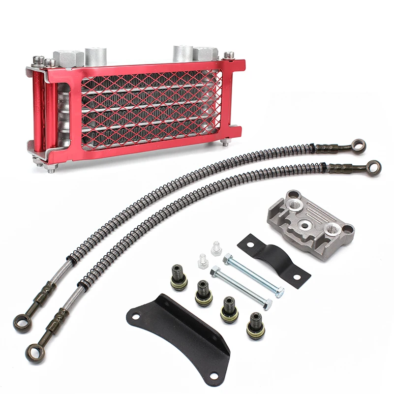Motocross Cooler Radiator Oil Set Monkey Bike For 50 70 90 110 125 140cc Dirt DAX Pocket ATV Motor Cooling | Автомобили и