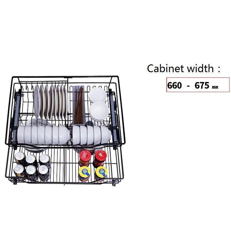Number 8 Органайзер Cestas Para Colgar En La Ducha Cucina Armario De Cocina Despensa из нержавеющей стали Cozinha стеллаж для кухонного шкафа корзина - Цвет: Number 8