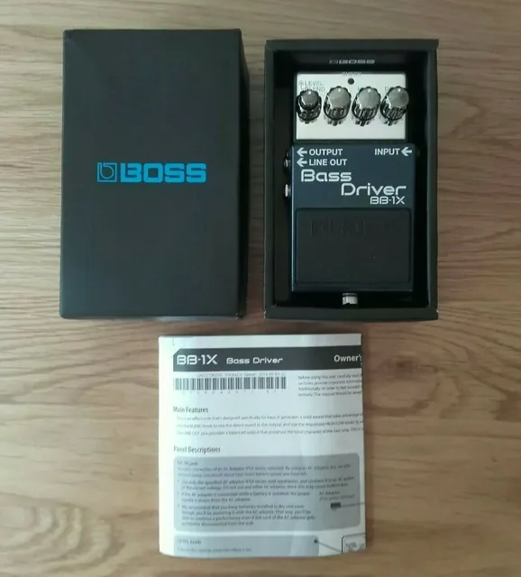 Boss BB-1X Bass Driver X-Series Compact Bass Overdrive Effect