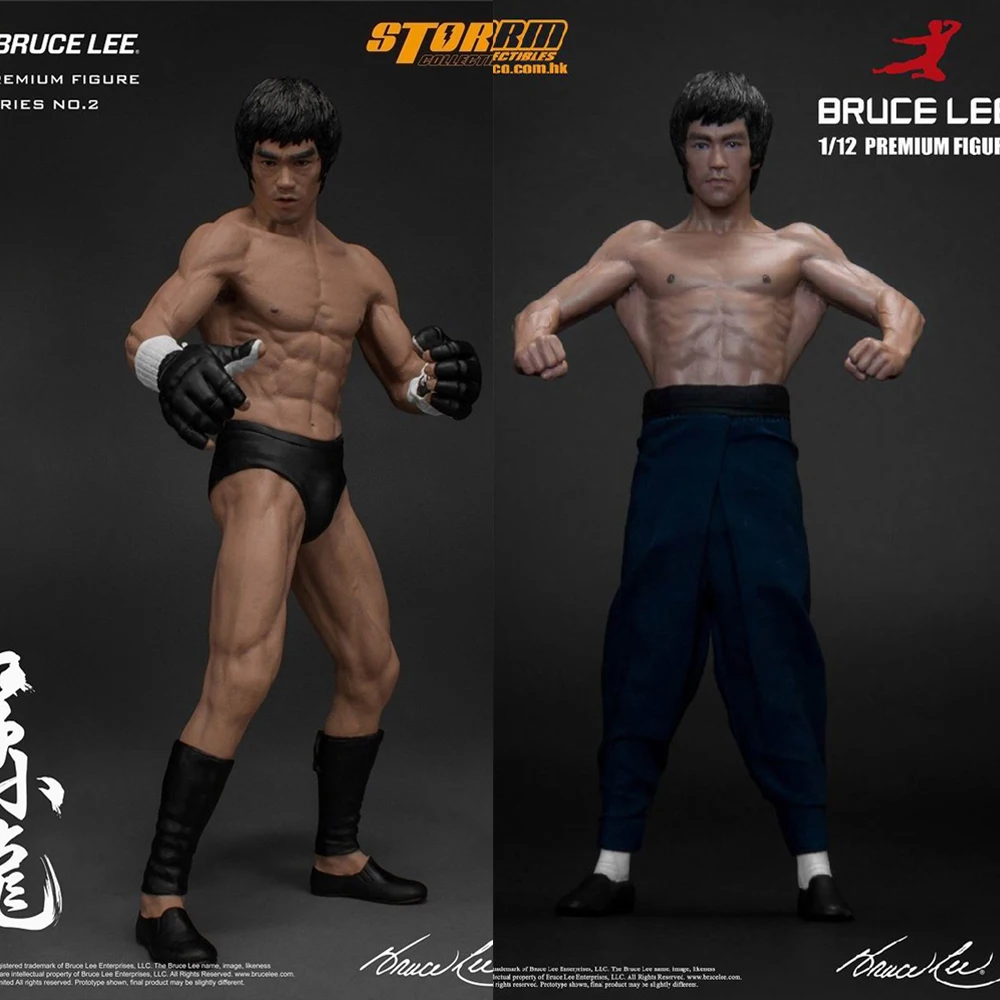Bruce Lee Figure Statue PVC Kung Fu Collectible Model Toy Gift Dragon New No Box 