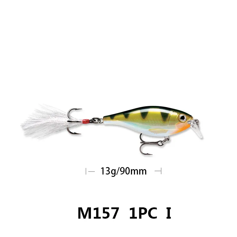 Minnow wobblers fishing gear lure trout Artificial hard bait jerkbait surface dog walking 90mm 13g for bass pike perch - Цвет: J