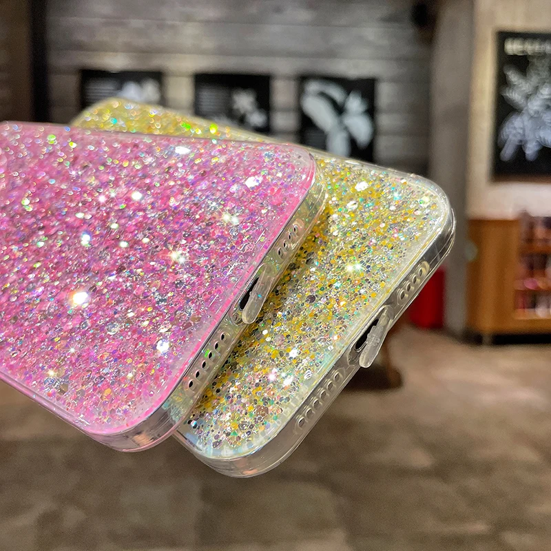 For Xiaomi Redmi Note 10 Pro Case Note 9 8 7 Pro 10S 9S Glitter Cover Xiaomi Poco X3 F2 Pro M3 F3 Mi 11 10 Lite 10T Pro _voghion.com