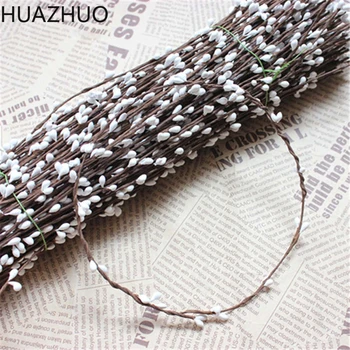 

10pc Artificial Branches Barbed Wire Wedding Decoration Stamens Wreath Scrapbookings Fake Flowers Handicraft Christmas Accessori