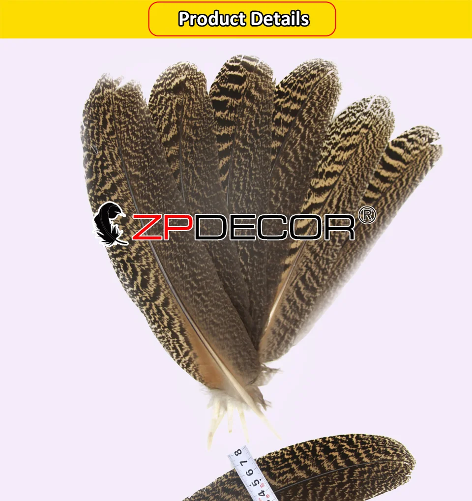 Zpdecor 30-35 см перья для павлина