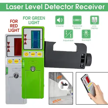 

ZEAST 50M Outdoor Inodoor Red or Green beam Line Laser Level Vertical And Horizontal Laser Detector or Receiver