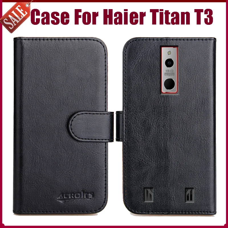 Лидер продаж! Чехол Haier Titan T3 5 дюйма 6 цветов мягкие кожаные для телефона чехол