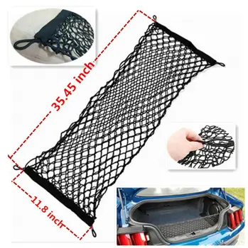 

Car Rope Separation Net Elastic String Net Mesh Storage Bag Box Storage Net Compartment Trunk Luggage Fixed Network