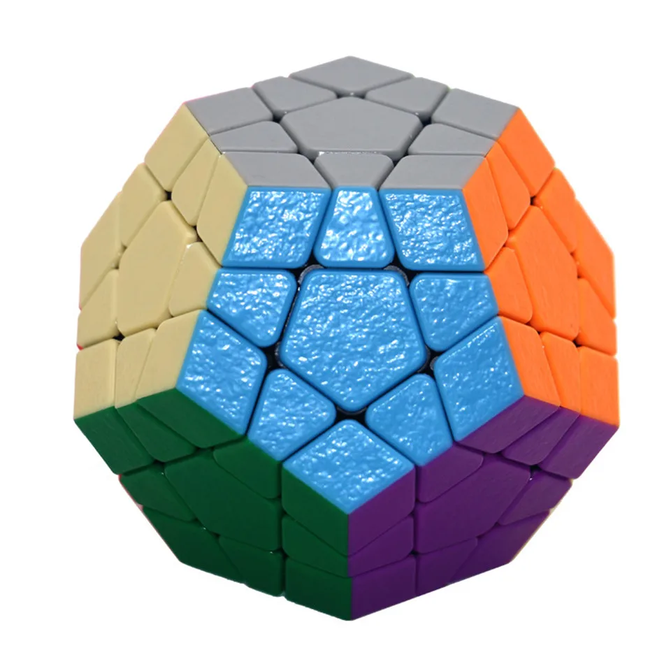 Shengshou 3x3 Megaminxeds Cube Stickerless 3x3x3 Gem Magic Cube Frosted 3Layers Speed Professional Megaminx Puzzle Toys 3