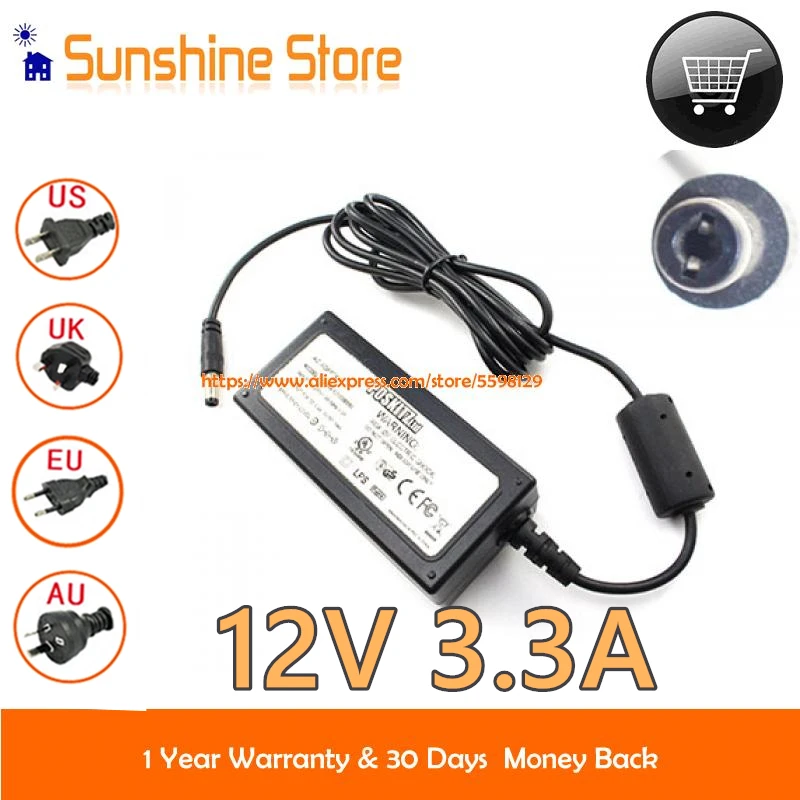 Genuine Poskitz PA1045-120T2B330 AC Adapter 12V 3.3A 39.6W Power Supply Laptop Computer Charger |