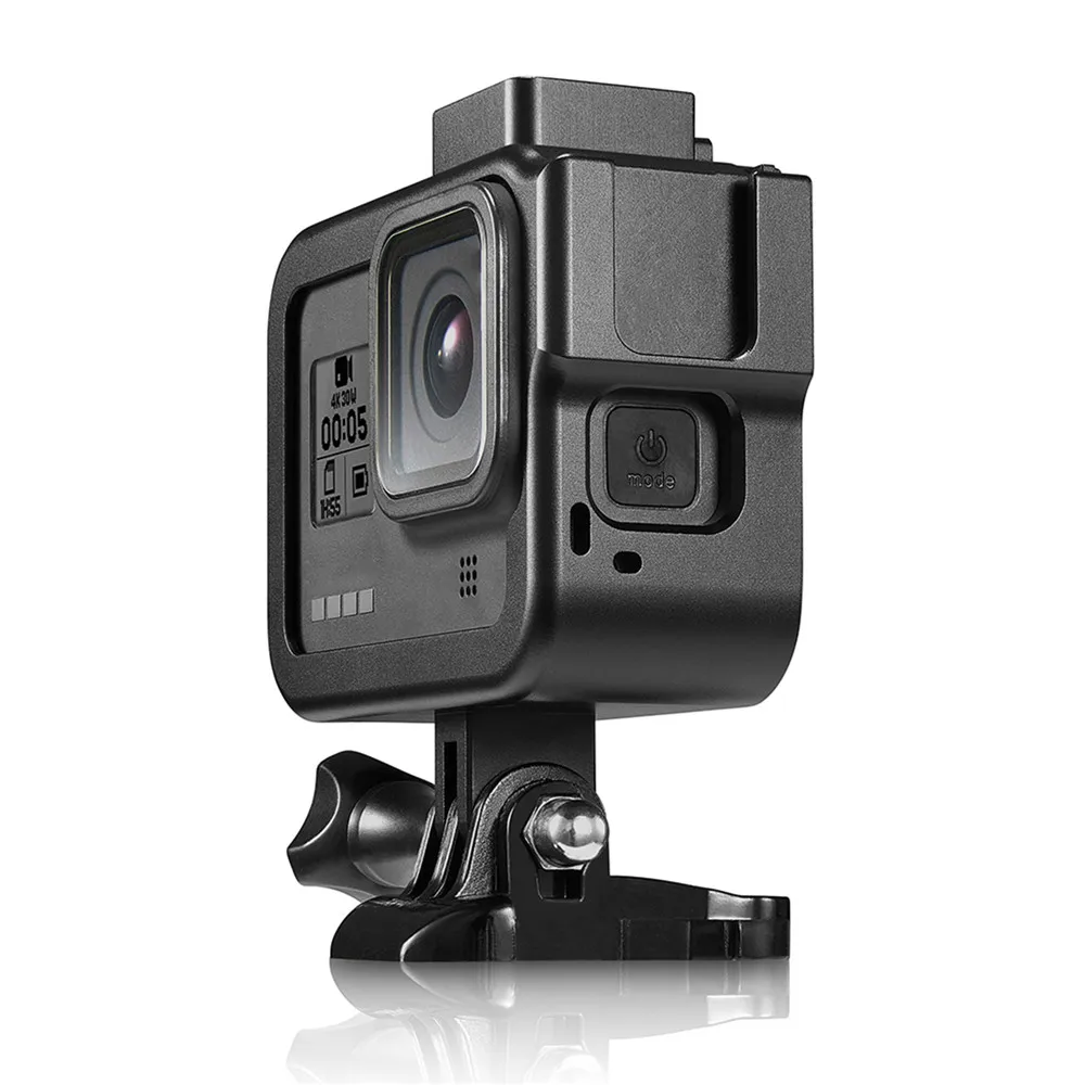 Protective Housing Frame Mount for GoPro Hero 8 Shell Portable Camera Case with Base and Screw | Электроника