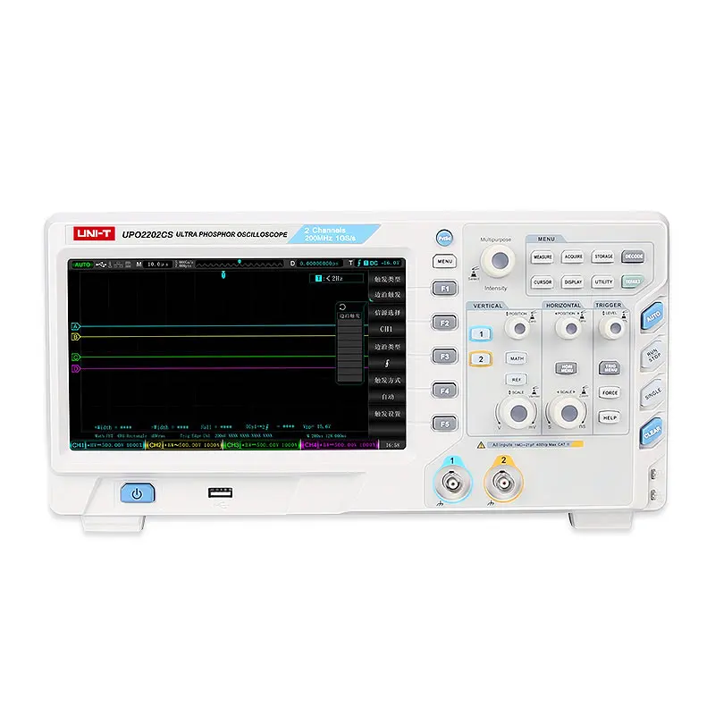 Цифровой Ультра люминесцентный Осциллограф 2 канала полоса пропускания 200 МГц аналоговые отверстия 1GS/s