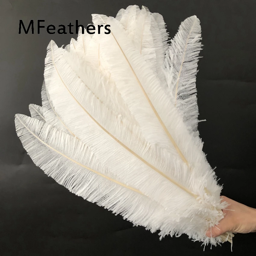 MFeathers 50 шт./лот 50-55 см(20-22 дюйма) Черный Страус Nandu Trimed перья для шляп/ремесел Свадебные украшения карнавал плюсы