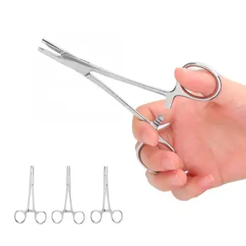 

Professional Tattoo Stainless Steel Body Piercing Pliers Multiple sizes Pliers Hypodermic Puncture Forceps Body Art Tattoo Tools