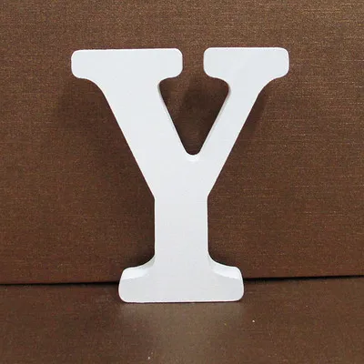 White Wooden Alphabet Letter for Personalized DIY Art and Home Decor, 10cm