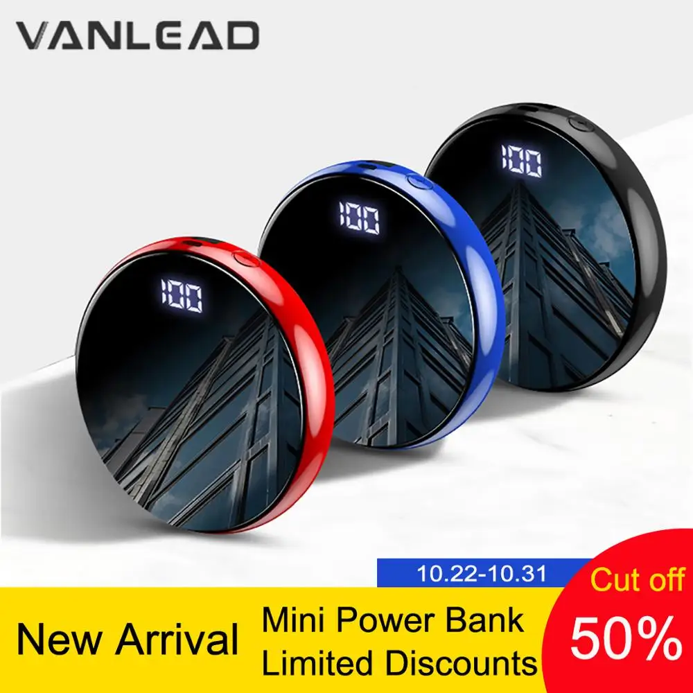 

Mini Round Portable Power Bank Micro USB Charging Small Size large Capacity Safe Charger For Xiaomi iphone Samsung Powerbank