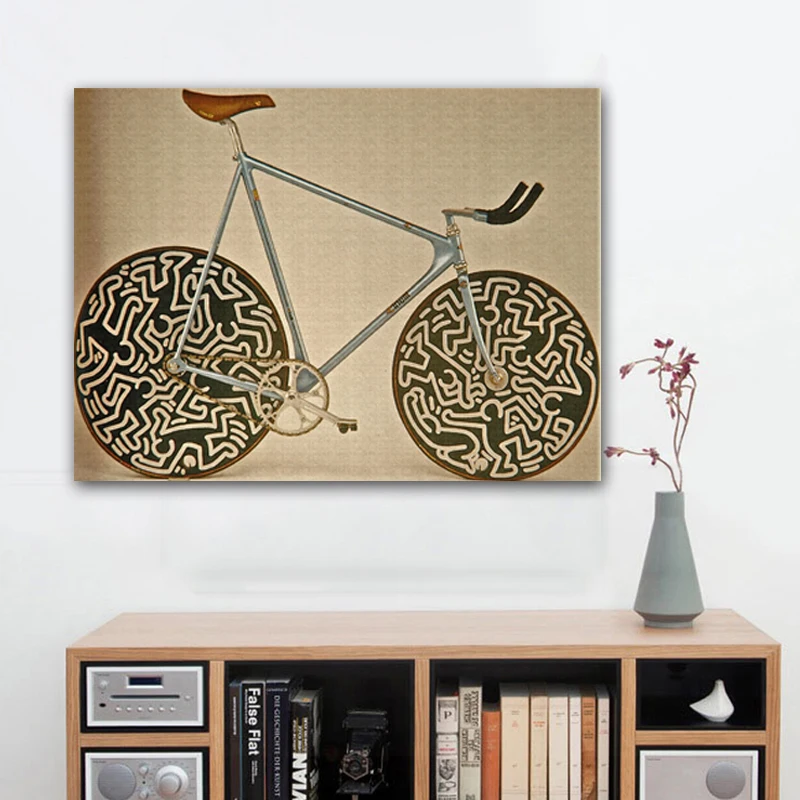 

Famous Brand Cinelli Bike Picture Abstract Paintings Wall Art Modern Decoration Classical Canvas Printed For Living Room Posters
