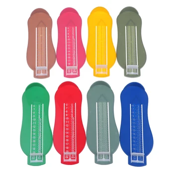 

Kids Foot Length Measuring Device 8 Colors Baby Foot Ruler Child Shoes Calculator For Children Infant Shoes Fittings Gauge Tools