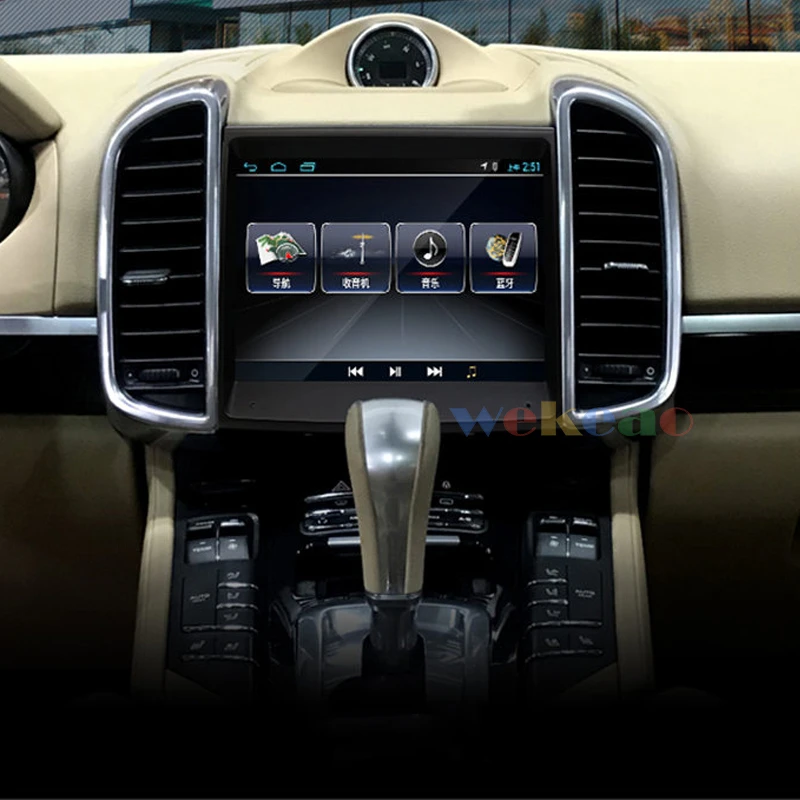 Wekeao 8 4 &quotсенсорный экран 2 Din Android 9 0 автомобильное радио с GPS для Porsche машина Panamera Dvd