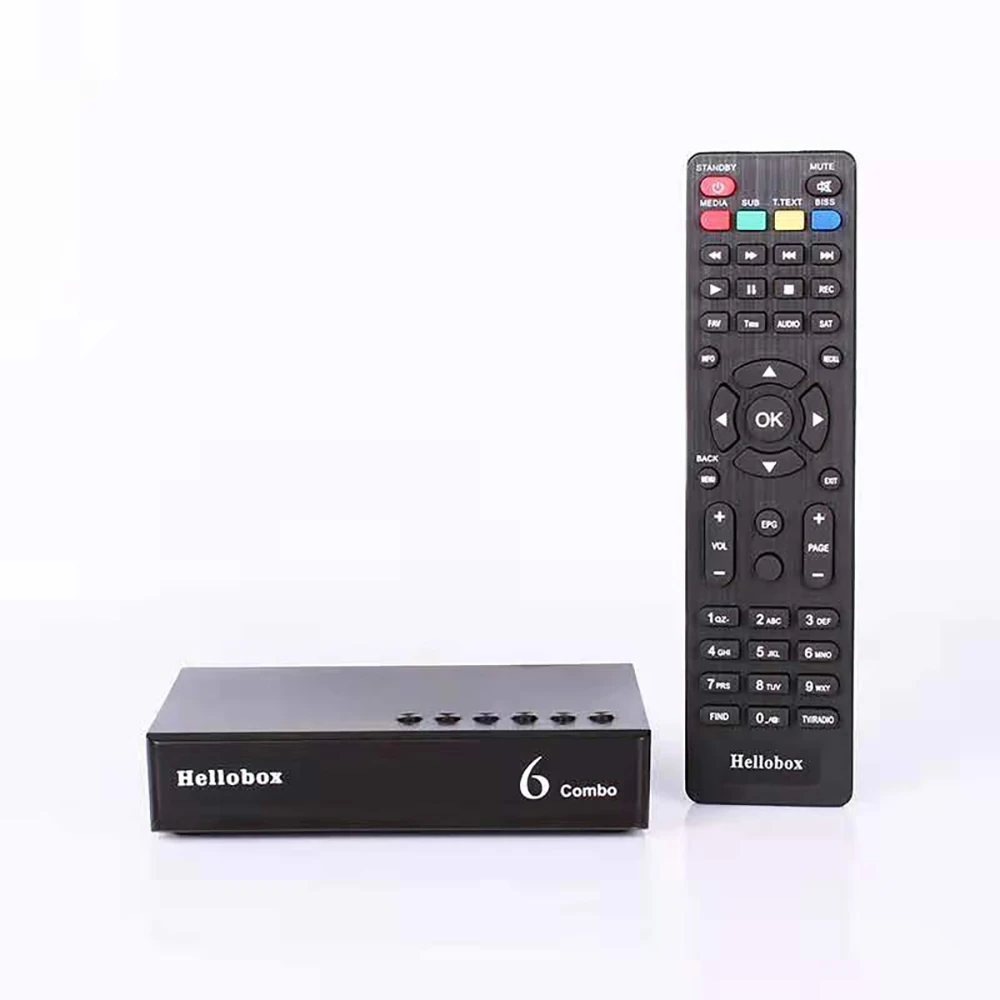 antenna tv channels Satellite Receiver Hellobox 6 Combo H.265 DVB S2X DVB-T2 DVB-C Cline Newcamd Scam Auto Biss Powervu Satellite Receiver Hellobox6 indoor tv antenna