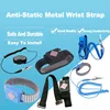 Black Metal Anti Static Wrist Band Strap Wireless Adjustable ESD Wristband Discharge Electronic Work Cordless Bracelet Supplies ► Photo 1/6