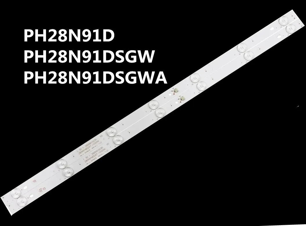 2 шт./комплект светодиодный Подсветка полосы Ph28n91d Ph28n91dsgw Новый | Лампы и освещение