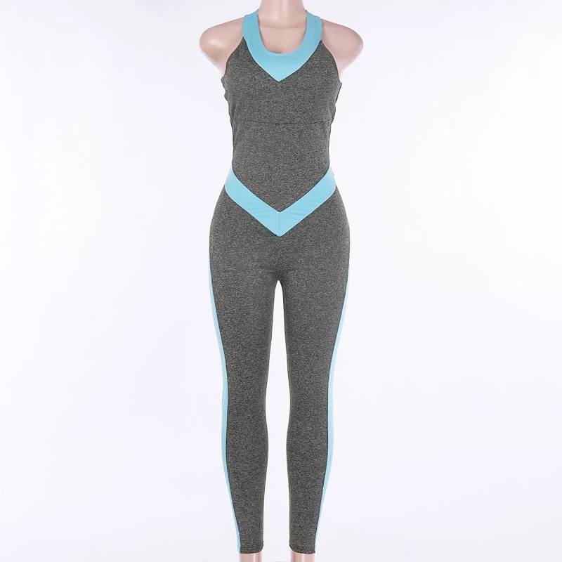 Bum Sports Jumpsuit Backless Fitness Overalls Women Tracksuit Workout Clothes for Women Sportwear Gym Outfit Yoga Set 4