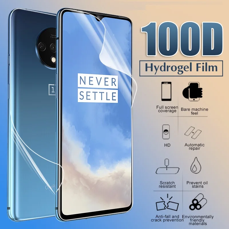 9D Copertura Completa Idrogel Pellicola Per Oneplus 7 Pro 6T 6 Protezione Dello Schermo Per Oneplus 7 Pieno Pellicola Protettiva Non Di Vetro