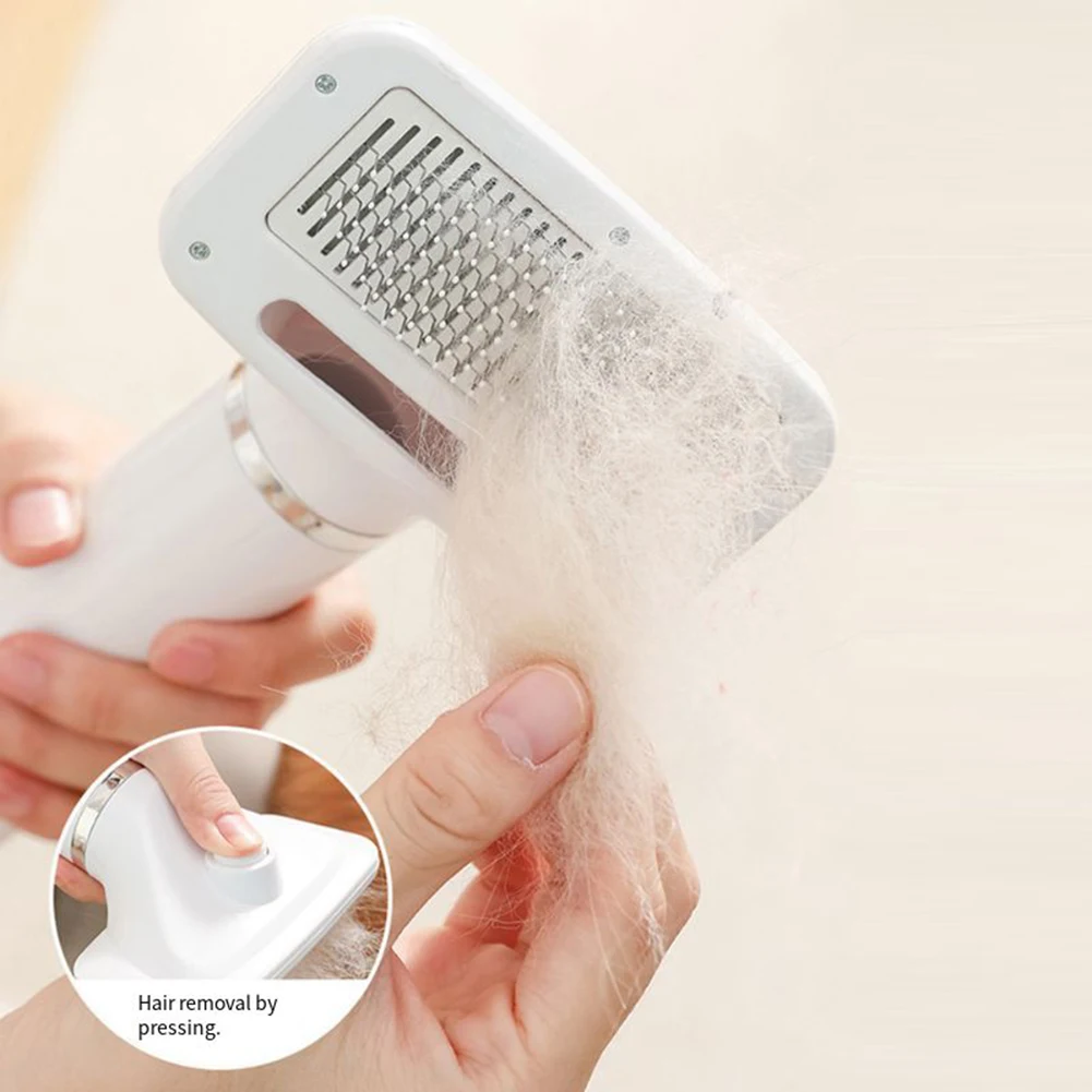 Portable 2-in-1 Dog Hair Dryer Home Puppy Grooming Comb Brush Fur Blower Adjustable Speed Temperature Low Noise Pet Products hair dryer,pet hair dryer