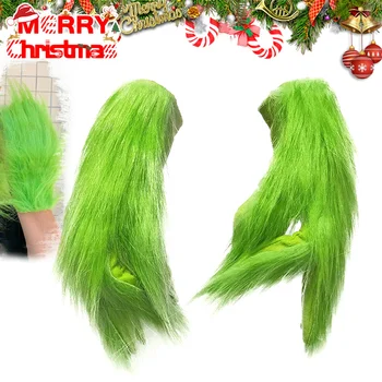

Adults Xmas Cosplay Christmas Gloves Costume Party Props Soft Fun Accessory YJS99