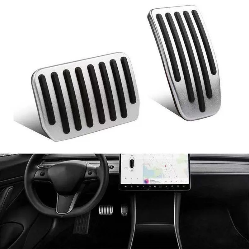 Foot Peda For Tesla Model 3 Aluminum Alloy Pedal Accelerator Brake Cover Car Interior Accessories | Автомобили и мотоциклы